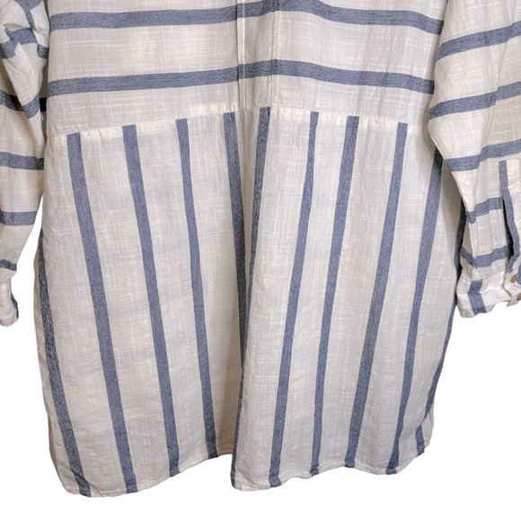 Zara Striped Lightweight Cotton‎ Popover Top 1821/024/060 Small - Picture 9 of 12